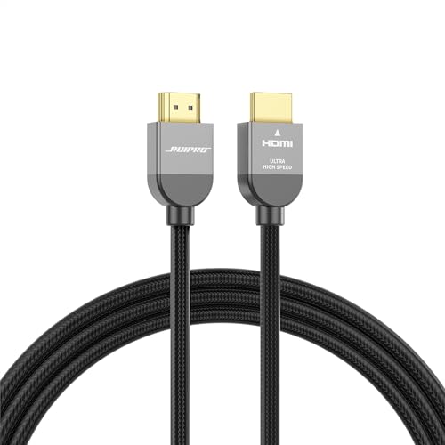 RUIPRO 8K HDMI Ultra High Speed Certified Cable 10 Feet 48Gbps 8K60Hz 4K120Hz Dynamic HDR eARC HDCP2.2/2.3 for RTX4080/4090/3080/3090, Xbox S/X, PS5/4, AVR, Projector, LG/Samsung/Sony TV by RUIPRO - Used condition - US$16.14