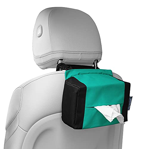 Image of FH Group E-Z Travel Napkin Tissue Dispenser Holder Fits Most Cars, SUVs, Trucks, and Vans Mint