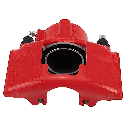 Image of TRQ Performance Front Driver and Passenger Side Brake Caliper Set Caliper Brackets Compatible with 92-99 Chevrolet C1500 94-99 Dodge Ram 1500 92-99 GMC C1500 99-00 Cadillac Escalade 98-99 GMC Yukon