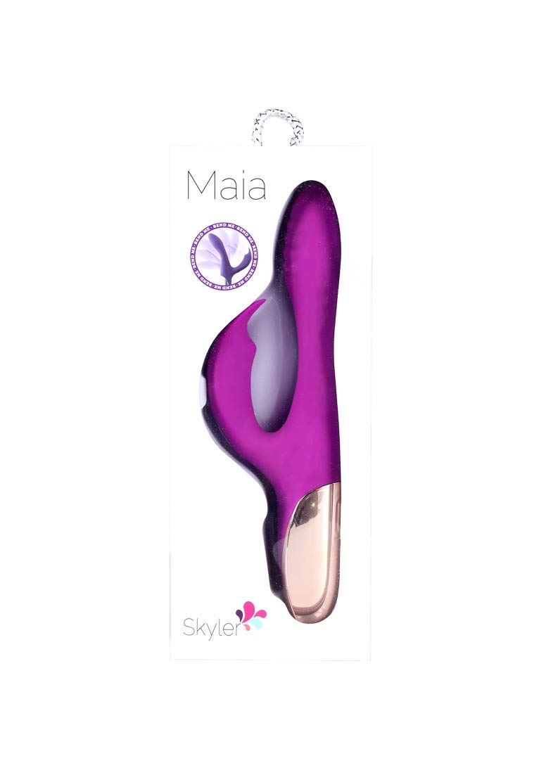 Amazon.com: Maia Toys Skyler USB Rechargeable Silicone Bendable Rabbit  Vibrator- Purple : Health & Household