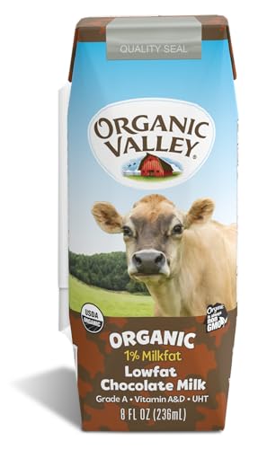 ORGANIC VALLEY® Organic Single Serve 1% Low Fat Chocolate Milk, 8 oz