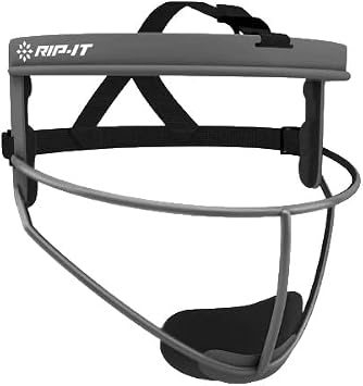 RIP-IT Defense Pro Softball Fielders Mask with Blackout Technology