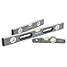 WORKPRO Torpedo Level, 3-Piece Spirit Level Set(9", 16", 24"), Magnetic, Bubbles Measuring
