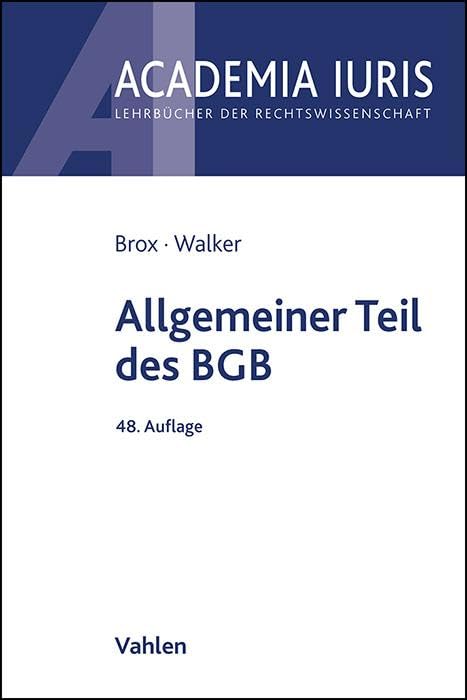 Allgemeiner Teil des BGB (Academia Iuris)