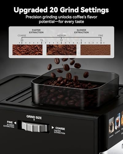 Mooye Espresso Machine with Grinder