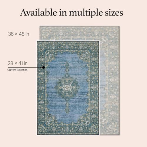 Image of Lovewag Reusable Washable Dog Pee Pads, Blue Mesa 28x41, 2 Pack