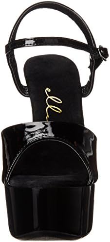 Ellie Shoes Women's 609-juliet Platform Sandal, Black, 7 M US | Image 1