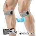 GOUNOD Silicone Patellar Tendon Support Strap 2 Pack,Knee Strap for Knee Pain Relief,Patella Band for Basketball, Jumpers Knee, Tendonitis, Running, Hiking, Soccer, Osgood Schlatter（Grey）