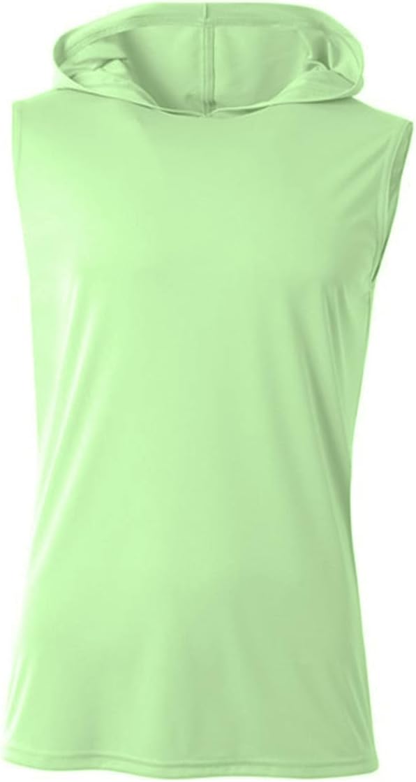 A4 NB3410 Youth Sleeveless Cooling Hooded T-Shirt Performance Workouts Tee
