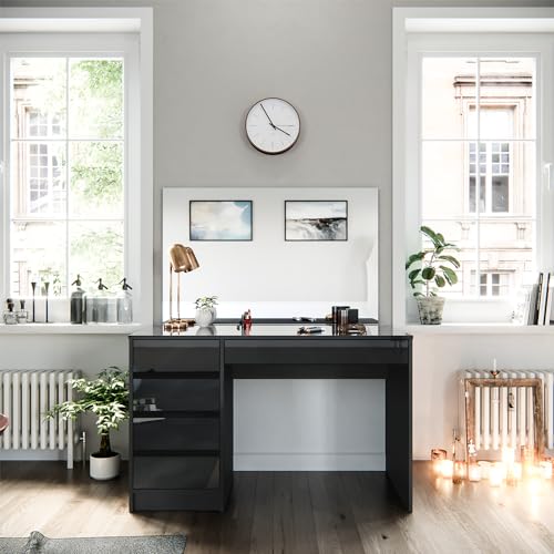 Vicco Schminktisch Anthrazit Sherry 120x75x55 cm - Kosmetiktisch, 5...