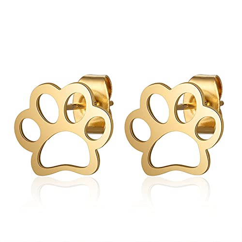 Cute Dog Claws Earrings Cat Claws Stud Earrings Pet Cat Dog Bear Paw Earrings Stud Animal Claws Paw Earrings