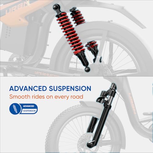 Image of Motovolt URBN E-Moped | Up to 105 km Range (PAS Mode) | 250W BLDC Motor | 36V Removable LFP Battery, 20Ah (IP67) | 120 kg Load Capacity | Spring + Hydraulic Suspension | 20 inch Tyres | Orange