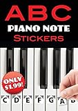  A B C Piano Note Stickers