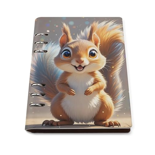 Carnet de notes A5 en cuir synthétique rechargeable avec 90 feuilles de notes