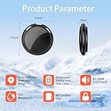 2 Pack Tracker Tag [Apple MFi Certified] Air Pair with Apple Find My(iOS Only) Bluetooth Smart Tracker Tag Key Finder Item Locator Waterproof Finder Worldwide Tracking for Kids Pet Wallet Backpack Dog - Image 7