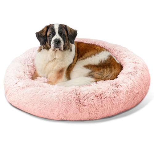 Best Friends by Sheri The Original Calming Donut Dog Bed for Extra-Large Dogs up to 150...