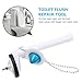 Gadpiparty Toilet Tank Drain Toilet Flush Repair Tool Home Supplies Flush Drains Device Toilet Drain Valves Fitting Commode 304 Stainless Steel Old Fashioned White Water Tank