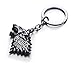 REINDEAR Official Game of Thrones House Stark Sigil Crest Metal Keychain