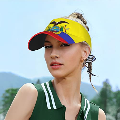 Image of Cute Funny Flag Hat Women Men Adjustable Flag Sport Sun Visor Hat Summer Fashion Sun Cap Beach Flag Hat