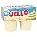 Jell-O Vanilla Artificially Flavored Zero Sugar Ready-to-Eat Pudding Snack Cups, 4 ct Cups