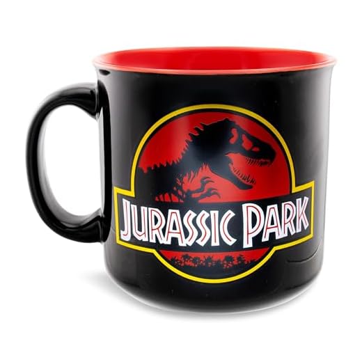 Jurassic Park Logo - Taza de cerámica (20 oz)
