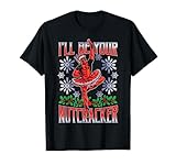 Marvel Deadpool Nutcracker Ballerina Santa Christmas Short Sleeve T-Shirt