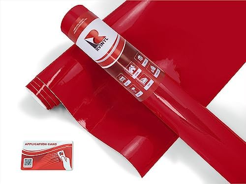 Avery Dennison SW900 436-O in Gloss Carmine Red - Dual Layered Vinyl Car Supreme Wrapping Film - 48" x 60" - Vehicle Sheet Roll