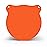 Highwild AR500 Steel Target 12 x 1/2 Gong Shooting Metal Target - Neon Orange