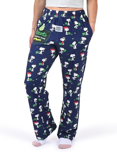 BRIEF INSANITY Snoopy Soft Pajama Pants, Comfortable Lounge Pants with Snoopy & Pickleball/RV Life/Party Designs2