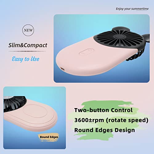 DecoLife-Cute-Personal-Mini-Fan-Handheld-Portable-USB-Rechargeable-Fan-with-Beautiful-LED-Light-3-Adjustable-Speeds-Portable-Holder-Perfect-for-Indoor-Or-Outdoor-Activities-Pink