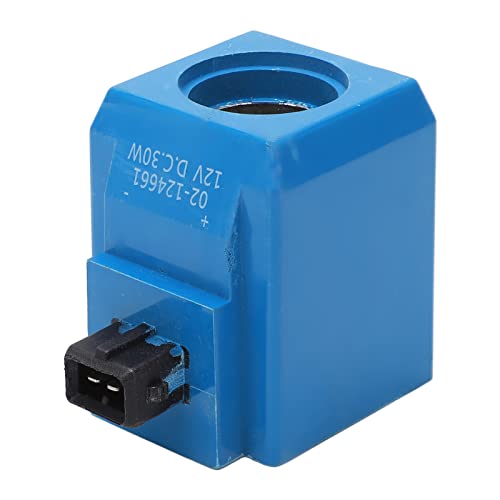 Bobine de Solénoïde 02124661 12V 30W pour Électrovanne à Broche Ronde