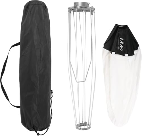 Softbox lanterne GVM 66 cm à pliage rapide pour projecteur LED de studio monture Bowens - 7