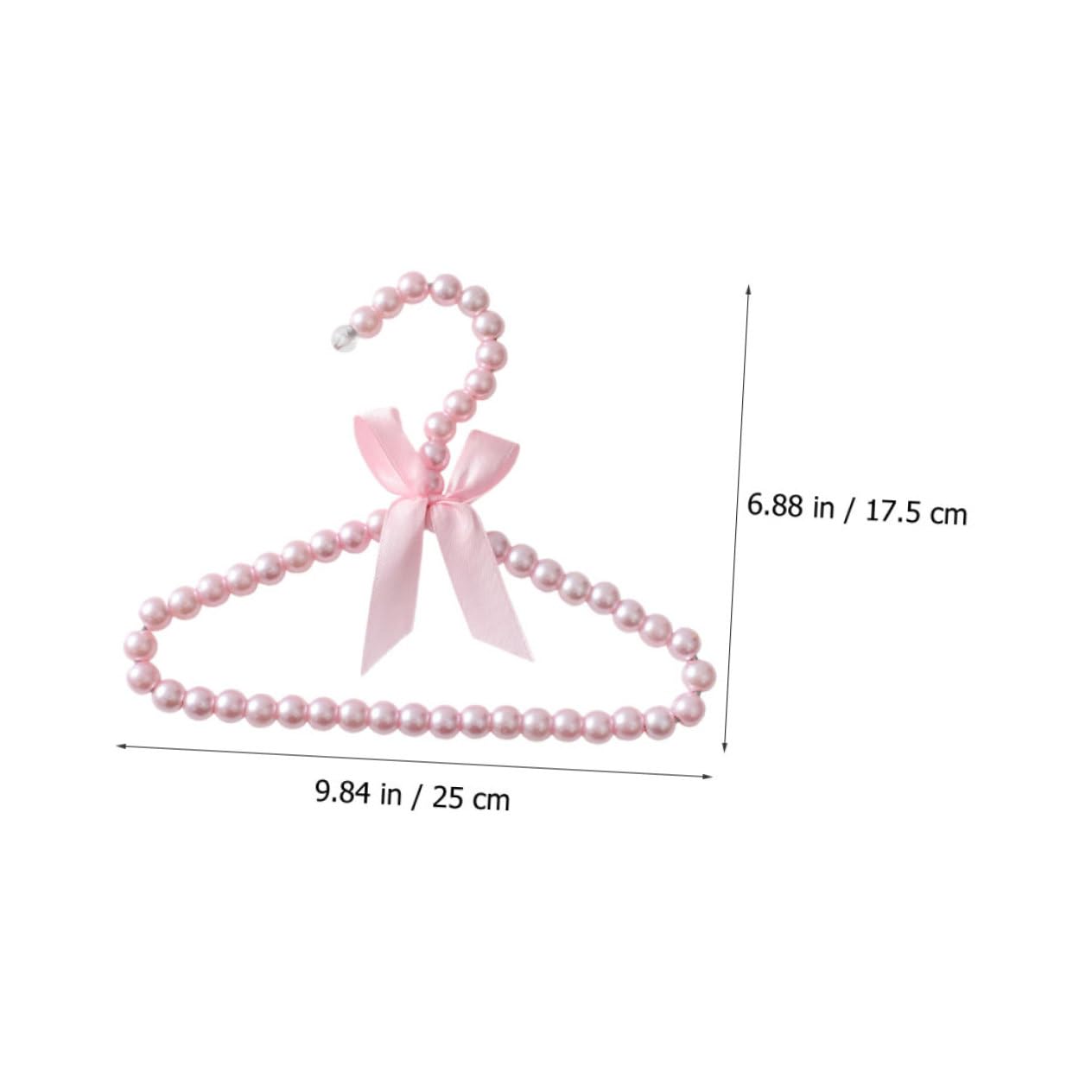 STOBAZA 6Pcs Cute Plastic Hangers for Clothes Small Hangers for Nursery Organization Shape Retention and Stylish Decor for Closets