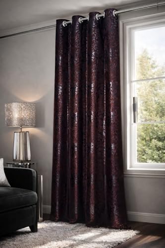 Image of Coffee Velvet Blackout Curtain for Door & Window, 8 Feet Long, 70% Room Darkening, Thermal Insulated Heavy Drape, Soft Velvet Fabric, Set of 1 (243 * 121cm, Coffee)