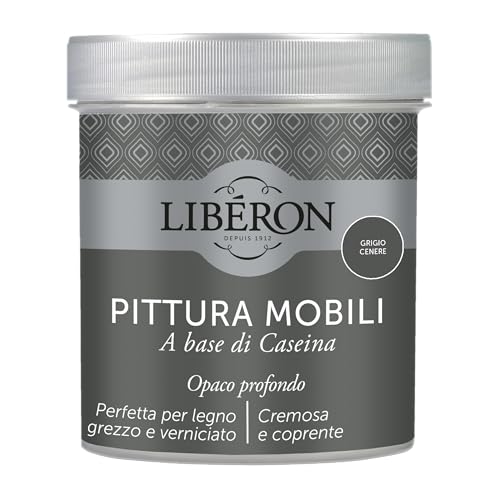 Libéron Pintura Muebles a base de Caseína Gris Ceniza 0.5 L