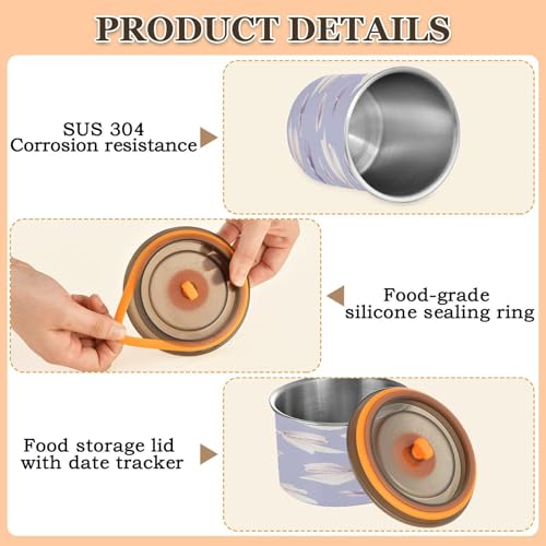 Envase de acero inoxidable para café de 17 oz con tapa hermética miniatura 4