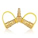 Kohree 1/4" RV Propane Quick Connect Y Splitter Adapter Hose Fittings for RV to Grill Quick Connect Propane Hose Connector Brass to Trailer, Motorhome, BBQ, Tabletap Heater, Camping Stove