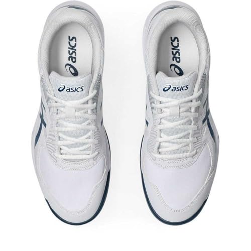 ASICS ASICS Men's Court Slide 3Sneaker, White Mako Blue, 4 UK