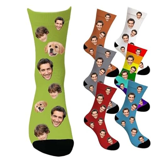 Genérico Calcetines Personalizados con Fotos Texto, Calcetines Divertidos, Regalo Original para Papá, Regalos para Hombre y Mujer, Idea de Regalo Personalizada Para Cumpleaños y Navidad Talla Unica | Ya disponible en tu tienda friki favorita! En mundofriki.es!