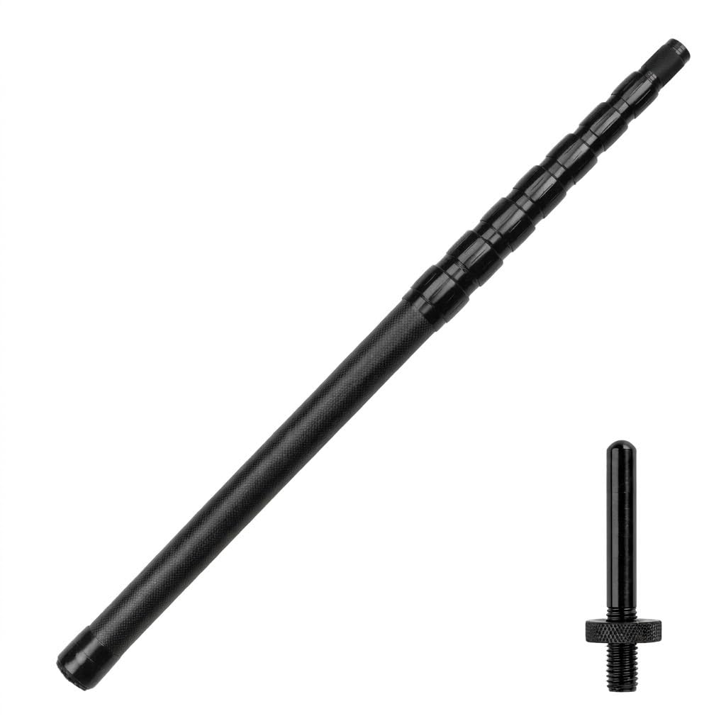 Carbon Fibre Telescopic Landing Net Pole, Portable Landing Net Handle for Angling (3.0 Metres)