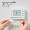 New! Honeywell Home Programmable Thermostat, Single-Stage, 1 Heat/1 Cool Compatibility, Flexible Schedule, X2P, White, RTH21B