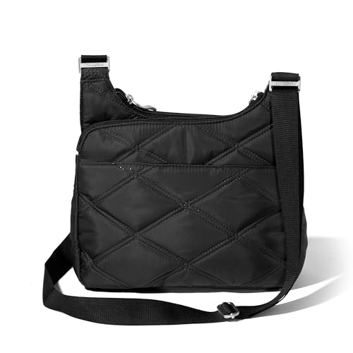 Image of Baggallini Crossbody Travel Bag 11x8.5 Lightweight Water-resistant Nylon Handbag
