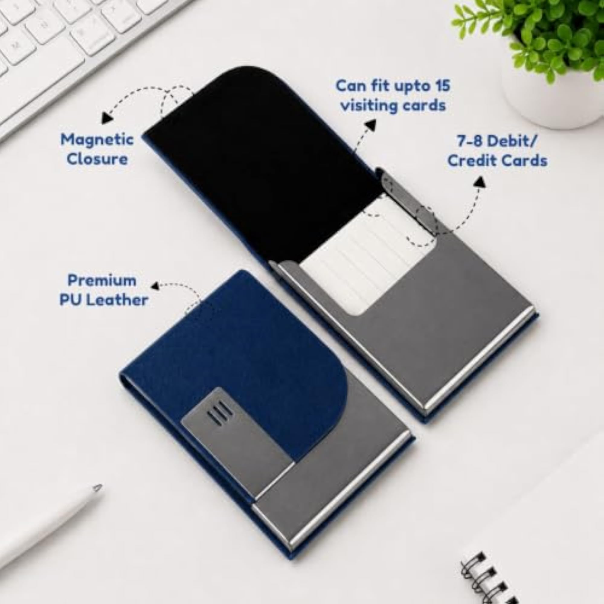 Steel Card Holder for Business and Personal Use