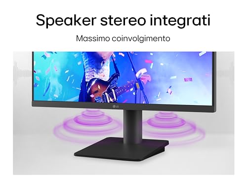 Image of LG 27MS550-27 Inch IPS Full HD (1920 x 1080) Monitor, 5ms, 100Hz, HDMI X 2, in-Built Speaker, Tilt & Height Adjustable Stand, Virtual Borderless, Flicker Safe, Reader Mode,OnScreen Control- Black