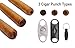 XORDING Cigar Humidor Set, with Cigar Cutter, Wooden Ashtray with Whiskey Glass Tray, Humidor, Punch, etc. Cigar Accessories Set for Men's Gift