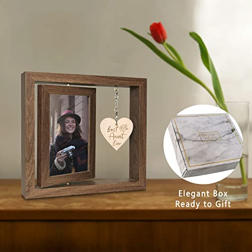 Eyitupc Best Aunt Ever Picture Frame Aunt Mothers Day Gifts From Niece Nephew #TOP1