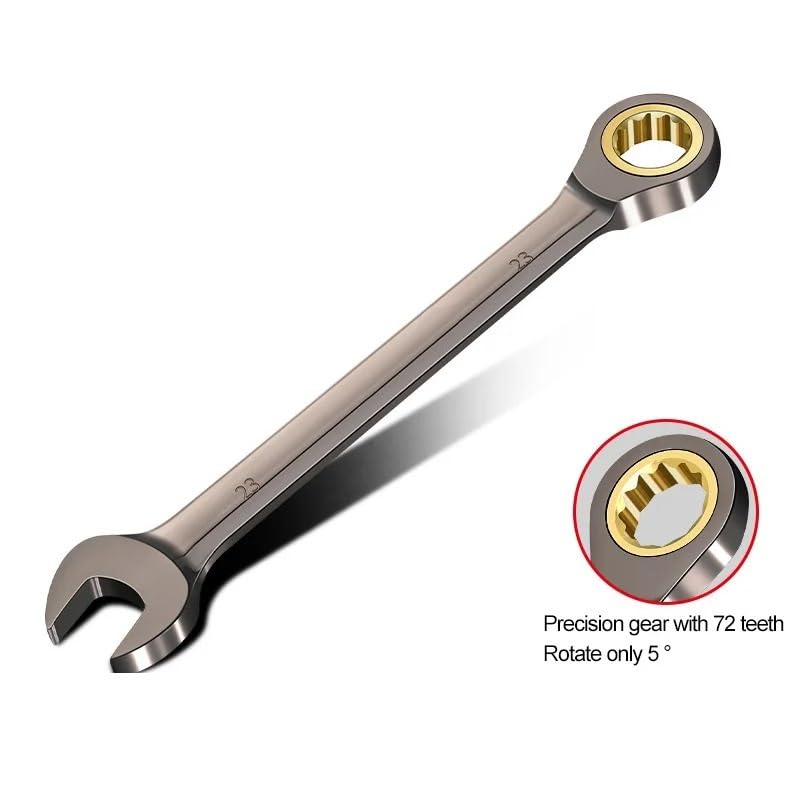 Llaves Fijas Con Carraca Llave dinamométrica ajustable de 6-32mm, llave de trinquete for bicicleta, motocicleta, herramientas de reparación de automóviles, herramienta mecánica, 1 ud. Llave Carraca(32