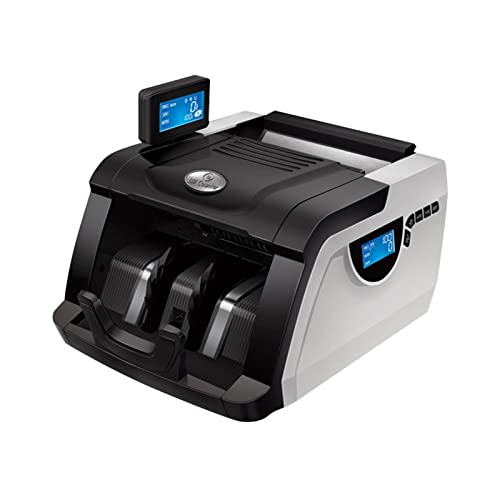Contatore di banconote multi valuta con rilevamento UV MG IR banconote false - conteggio delle banconote facile e veloce, rilevatore di contanti per un'elaborazione efficiente delle banconote