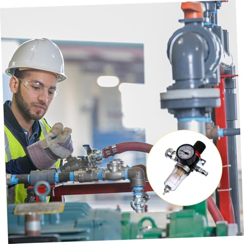 Filtre compresseur air manomètre régulateur pression pneumatique