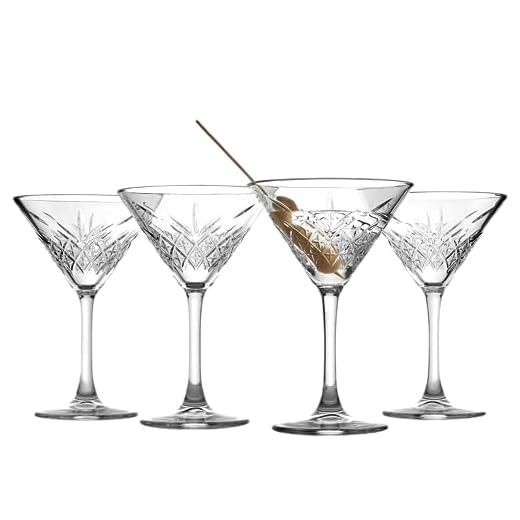 Pasabahce 6436 - Juego de copas Martini, 4 unidades